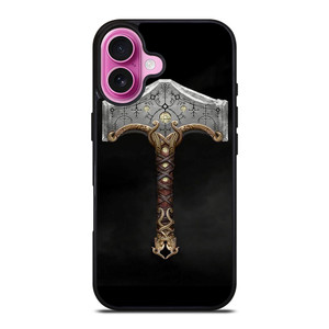 GOD OF WAR RAGNAROK HAMMER OF THOR iPhone 16 Plus Case GOD OF WAR RAGNAROK HAMMER OF THOR iPhone 16 Plus Case
