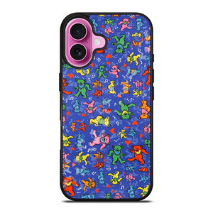 GRATEFUL DEAD COLLAGE iPhone 16 Plus Case GRATEFUL DEAD COLLAGE iPhone 16 Plus Case