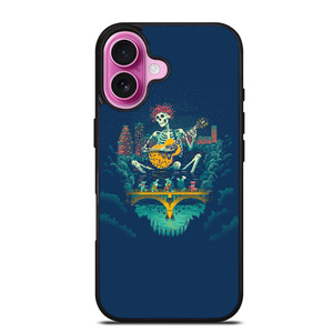 GRATEFUL DEAD SKULL GUITAR iPhone 16 Plus Case