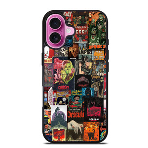 HORROR MOVIE COMPILATION POSTER iPhone 16 Plus Case