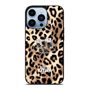 COACH NEW YORK PINK NATION LEPOARD iPhone 13 Pro Max Case COACH NEW YORK PINK NATION LEPOARD iPhone 13 Pro Max Case