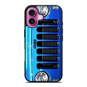 JEEP WRANGLER POLAR FRONT BLUE iPhone 16 Plus Case JEEP WRANGLER POLAR FRONT BLUE iPhone 16 Plus Case