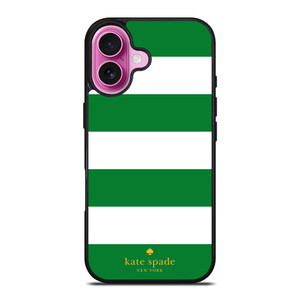 KATE SPADE GREEN STRIPE iPhone 16 Plus Case KATE SPADE GREEN STRIPE iPhone 16 Plus Case