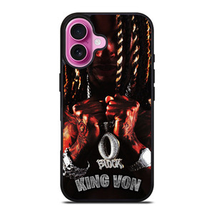 KING VON HIP HOP iPhone 16 Plus Case KING VON HIP HOP iPhone 16 Plus Case