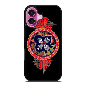 KISS BAND ROCK AND ROLL OVER iPhone 16 Plus Case KISS BAND ROCK AND ROLL OVER iPhone 16 Plus Case