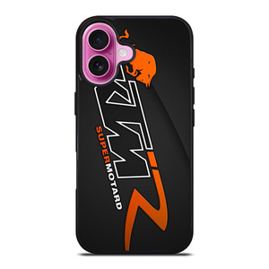 KTM SUPER MOTARD LOGO iPhone 16 Plus Case KTM SUPER MOTARD LOGO iPhone 16 Plus Case