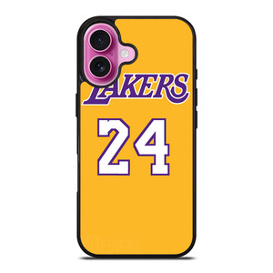 LA LAKERS JERSEY 24 KOBE BRYANT iPhone 16 Plus Case