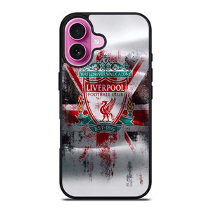 LIVERPOOL FC LOGO ENGLAND FLAG iPhone 16 Plus Case