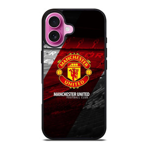 MANCHESTER UNITED FC LOGO iPhone 16 Plus Case
