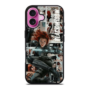 MARVEL BLACK WIDOW COMIC iPhone 16 Plus Case MARVEL BLACK WIDOW COMIC iPhone 16 Plus Case