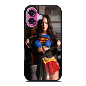 MEGAN FOX SUPER GIRL iPhone 16 Plus Case MEGAN FOX SUPER GIRL iPhone 16 Plus Case