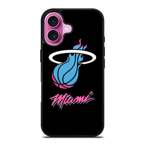 MIAMI HEAT ARTWORK iPhone 16 Plus Case