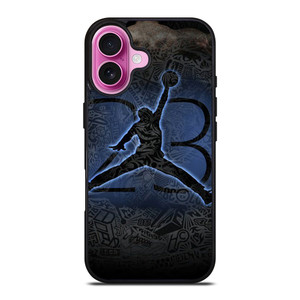 MICHAEL JORDAN AIR JORDAN ART iPhone 16 Plus Case