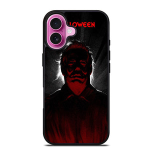 MICHAEL MYERS HALLOWEEN FACE iPhone 16 Plus Case