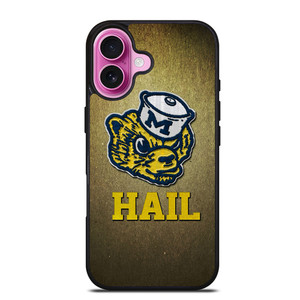 MICHIGAN WOLVERINES HAIL iPhone 16 Plus Case