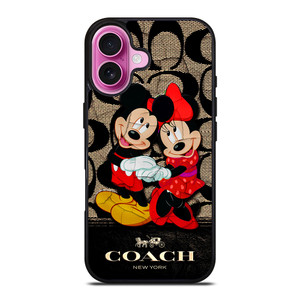 MICKEY MINNIE MOUSE COACH iPhone 16 Plus Case MICKEY MINNIE MOUSE COACH iPhone 16 Plus Case