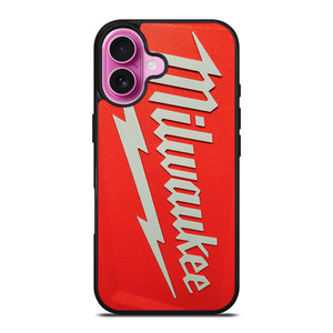 MILWAUKEE TOOL LOGO RED PLATE iPhone 16 Plus Case