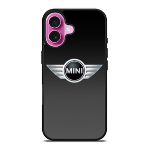 MINI COPER BLACK LOGO iPhone 16 Plus Case
