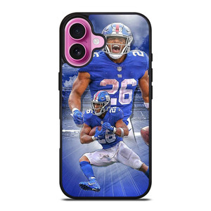 NEW YORK GIANTS SAQUON BARKLEY SCREAM iPhone 16 Plus Case