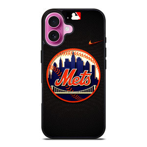 NEW YORK METS MLB WALLPAPER iPhone 16 Plus Case
