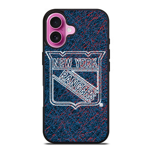 NEW YORK RANGERS ABSTRACT iPhone 16 Plus Case NEW YORK RANGERS ABSTRACT iPhone 16 Plus Case