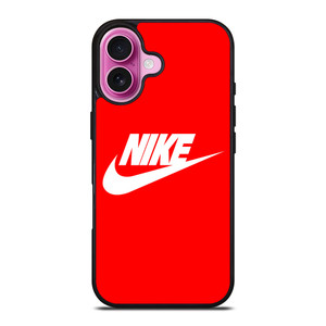 NIKE SWOOSH LOGO RED iPhone 16 Plus Case NIKE SWOOSH LOGO RED iPhone 16 Plus Case