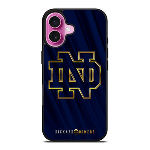 NOTRE DAME IRISH ND GOLD INITIAL iPhone 16 Plus Case