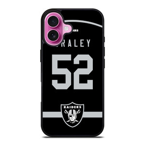 OAKLAND RAIDERS BRALEY iPhone 16 Plus Case
