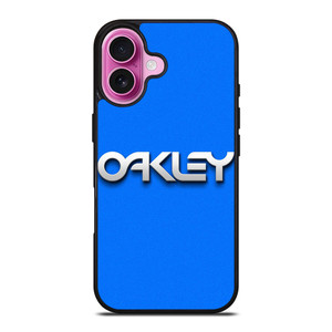 OAKLEY LOGO BLUE SOLID iPhone 16 Plus Case OAKLEY LOGO BLUE SOLID iPhone 16 Plus Case