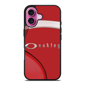 OAKLEY RED LOGO EMBLEM iPhone 16 Plus Case OAKLEY RED LOGO EMBLEM iPhone 16 Plus Case