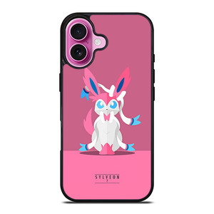 PINK POKEMON EVEE EVOLUTION SYLVEON iPhone 16 Plus Case PINK POKEMON EVEE EVOLUTION SYLVEON iPhone 16 Plus Case
