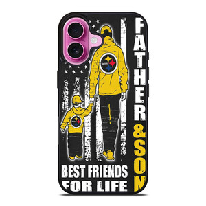 PITTSBURGH STEELERS FATHER AND SON iPhone 16 Plus Case