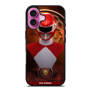 POWER RANGERS RED MIGHTY MORPHIN iPhone 16 Plus Case