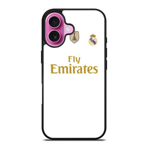 REAL MADRID HOME JERSEY iPhone 16 Plus Case REAL MADRID HOME JERSEY iPhone 16 Plus Case