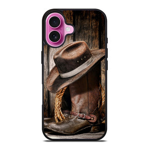 RODEO COWBOY LASSO BOOTS iPhone 16 Plus Case RODEO COWBOY LASSO BOOTS iPhone 16 Plus Case
