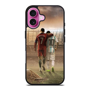 RONALDO AND MESSI iPhone 16 Plus Case