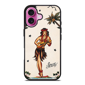 SAILOR JERRY S HULA GIRL 2 iPhone 16 Plus Case SAILOR JERRY S HULA GIRL 2 iPhone 16 Plus Case