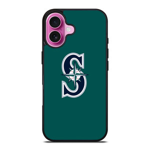 SEATTLE MARINERS LOGO GREEN iPhone 16 Plus Case SEATTLE MARINERS LOGO GREEN iPhone 16 Plus Case