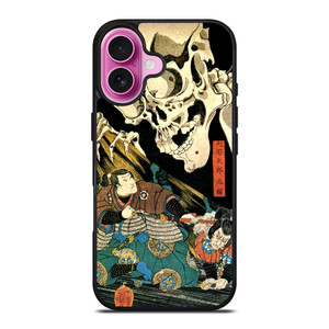 SKULL JAPANESE ART STYLE iPhone 16 Plus Case