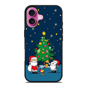 SNOOPY AND SANTA THE PEANUTS iPhone 16 Plus Case SNOOPY AND SANTA THE PEANUTS iPhone 16 Plus Case