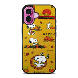 SNOOPY THE PEANUTS THANKSGIVING iPhone 16 Plus Case SNOOPY THE PEANUTS THANKSGIVING iPhone 16 Plus Case