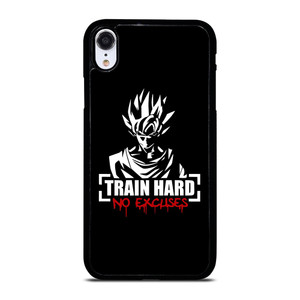 GOKU TRAIN HARD NO EXCUSES iPhone XR Case