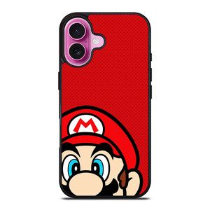 SUPER MARIO BROS FACE NINTENDO GAMES iPhone 16 Plus Case SUPER MARIO BROS FACE NINTENDO GAMES iPhone 16 Plus Case