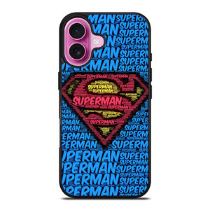 SUPERMAN LOGO ART iPhone 16 Plus Case SUPERMAN LOGO ART iPhone 16 Plus Case