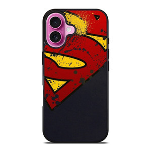 SUPERMAN LOGO BRUSH iPhone 16 Plus Case SUPERMAN LOGO BRUSH iPhone 16 Plus Case