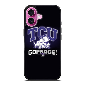TCU HORNED FROGS COLLEGE iPhone 16 Plus Case