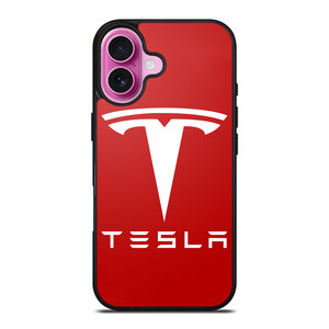 TESLA MOTORS RED LOGO iPhone 16 Plus Case TESLA MOTORS RED LOGO iPhone 16 Plus Case