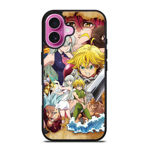 THE SEVEN DEADLY SINS MELIODAS SWORDS iPhone 16 Plus Case