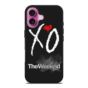 THE WEEKND XO LOGO iPhone 16 Plus Case THE WEEKND XO LOGO iPhone 16 Plus Case