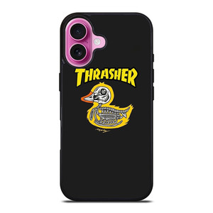 THRASHER SKATEBOARD MAGAZINE DUCK iPhone 16 Plus Case THRASHER SKATEBOARD MAGAZINE DUCK iPhone 16 Plus Case